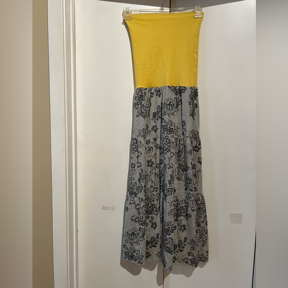 Anthropologie Scrapbook Originals Strapless Dress EUC
